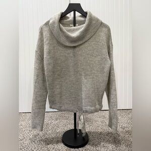 H&M Light Gray Cowl Neck Sweater
